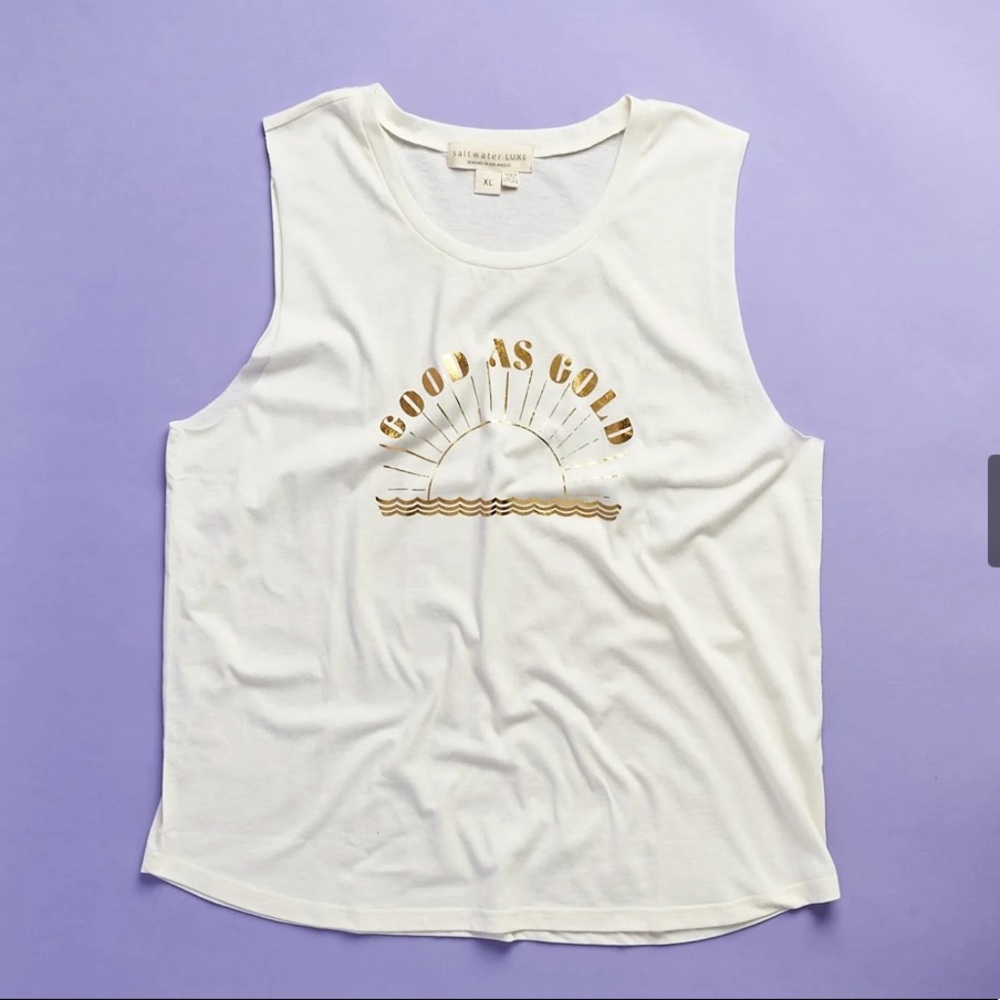 Saltwater LUXE Good as Gold Tank Size L